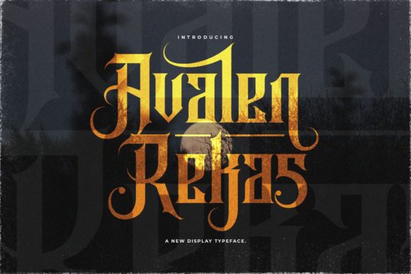 Avalen Rekas: A Modern Blackletter Typeface for Editorial Design