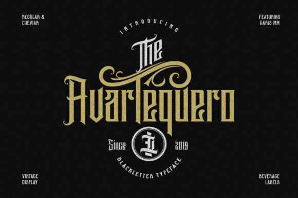 Avartequero: A Bold Blackletter Typeface for Editorial Impact