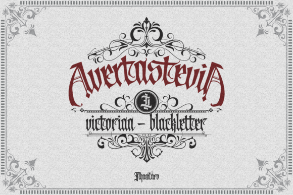 Avertastevia: A Bold Blackletter Font for Strong Brand Identity