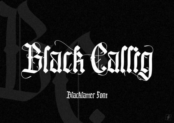 Black Callig: A Bold Blackletter Font for Web Headers