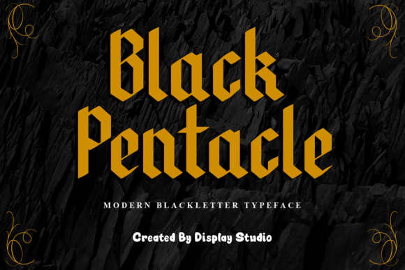 Black Pentacle: A Bold Blackletter Typeface for Modern Web Design