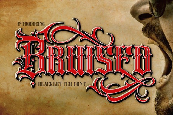 Bruised: A Designer’s Take on Modern Blackletter