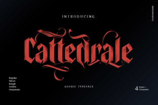 Cattedrale: A Gothic Blackletter Font for Handmade Brands