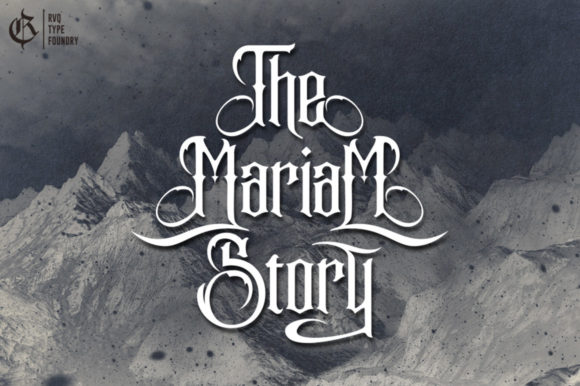 Designing with The Mariam Story Typeface