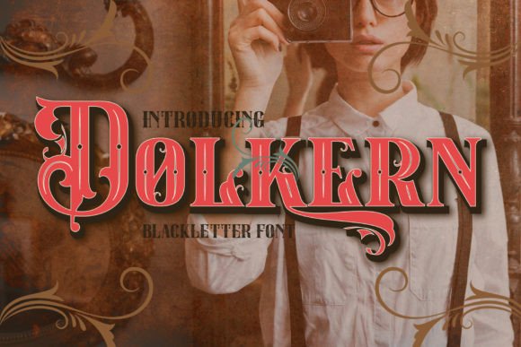 Dolkern: A Bold Blackletter Font for Branding
