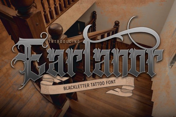 Earlanor: A Bold Blackletter Font for Modern Web Design