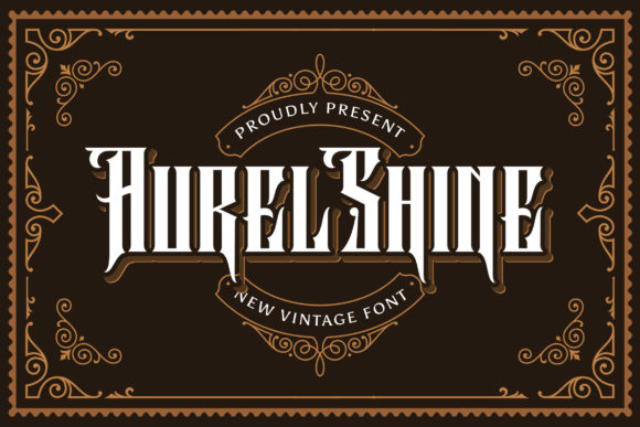 Elevate Editorial Design with the Aurel Shine Typeface