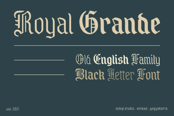 Elevate Your Brand Identity with the Royal Grande Typeface