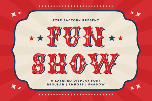 Fun Show Font: Bold Blackletter for Campaign Impact