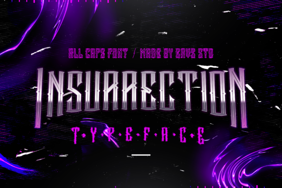 Insurrection: A Bold Blackletter Typeface for Editorial Impact