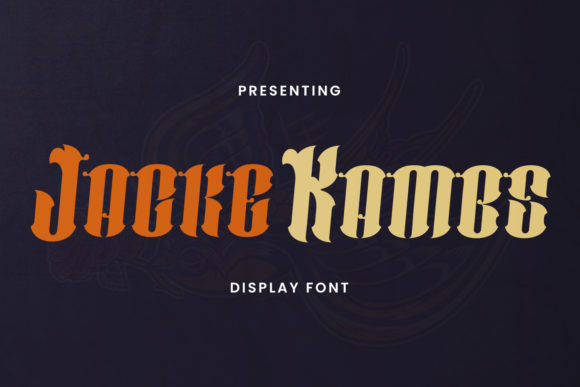 Jacke Kambs: The Bold Blackletter Font for Impactful Marketing