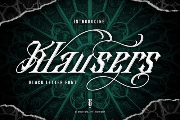 Klausers Font: Bold Blackletter for Campaigns