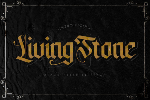 Livingstone: A Distinctive Blackletter Typeface for Editorial Design