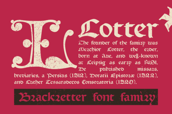 Lotter Font: A Designer’s Guide to Historic Blackletter