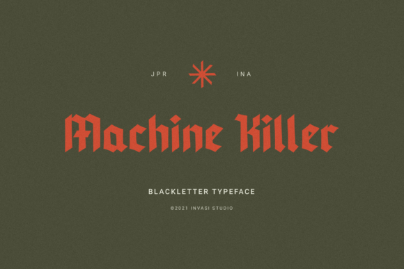 Machine Killer: A Blackletter Built for Modern Brands