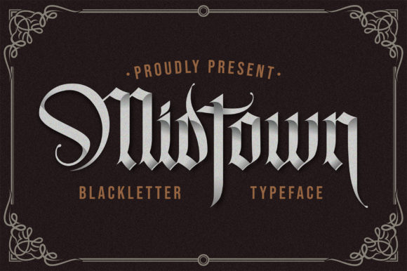 Midtown: The Distinct Blackletter Font for Handmade Brands