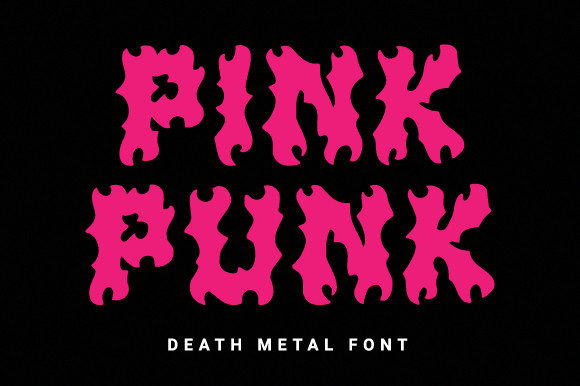 Pink Punk: A Bold Blackletter Font for Editorial Design