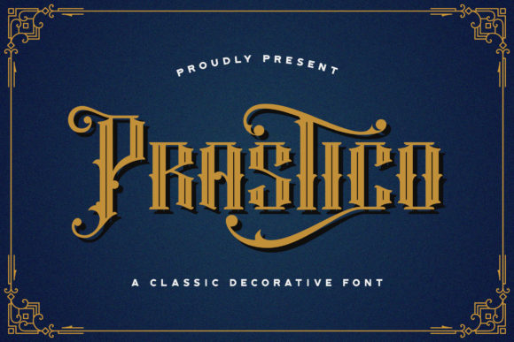 Prastico: A Bold Blackletter Font for Your Brand