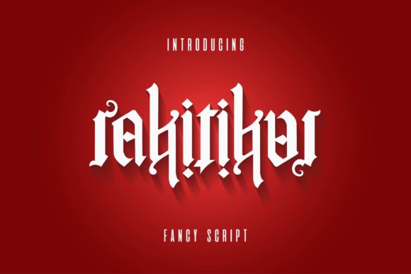 Rakitikar: A Distinct Blackletter Typeface for Modern Editorial Design