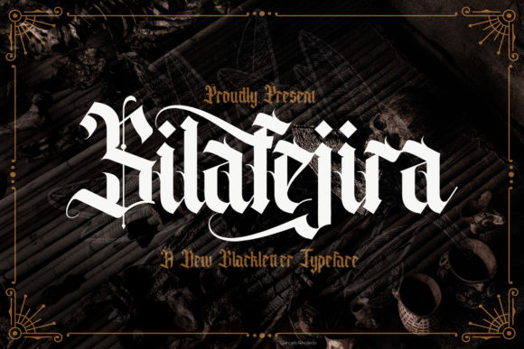 Silafejira: A Bold Blackletter Typeface for Editorial Impact