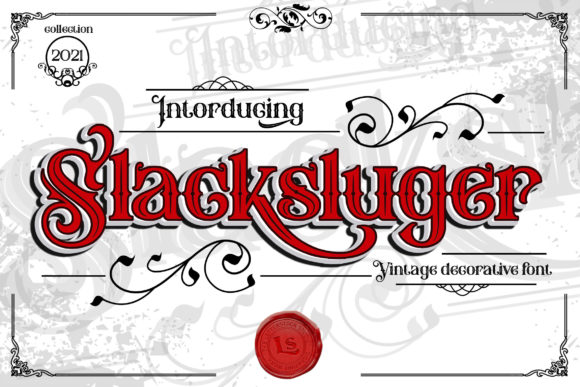 Slacksluger Font Review: A Bold Blackletter for Aggressive Brands