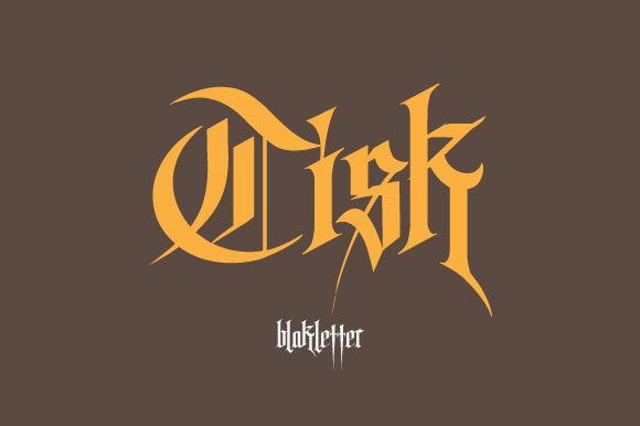 Tisk: The Blackletter Font That Elevates Campaign Design