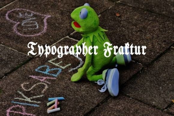Typographer Fraktur Typeface for Branding