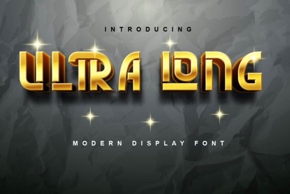 Ultra Long Font: A Soft Blackletter for Modern Branding