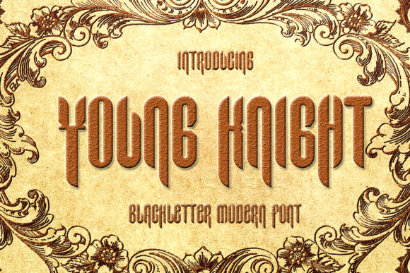 Young Knight: A Distinctive Blackletter Font for Web Design
